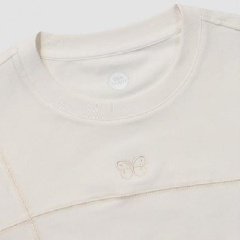BBC EARTH Women T shirT Color Line shorT Sleeve