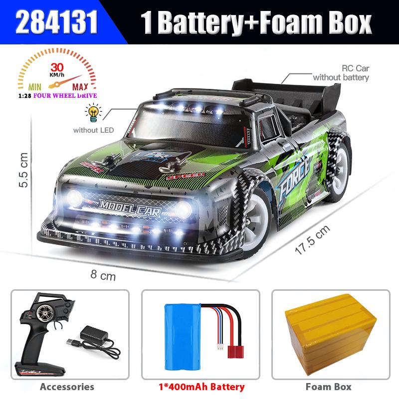 

WLtoys 1:28 284131 2.4G Racing Mini RC Car 30KM/H 4WD Electric High Speed Remote Control Drift Toys for Boys Children Gifts