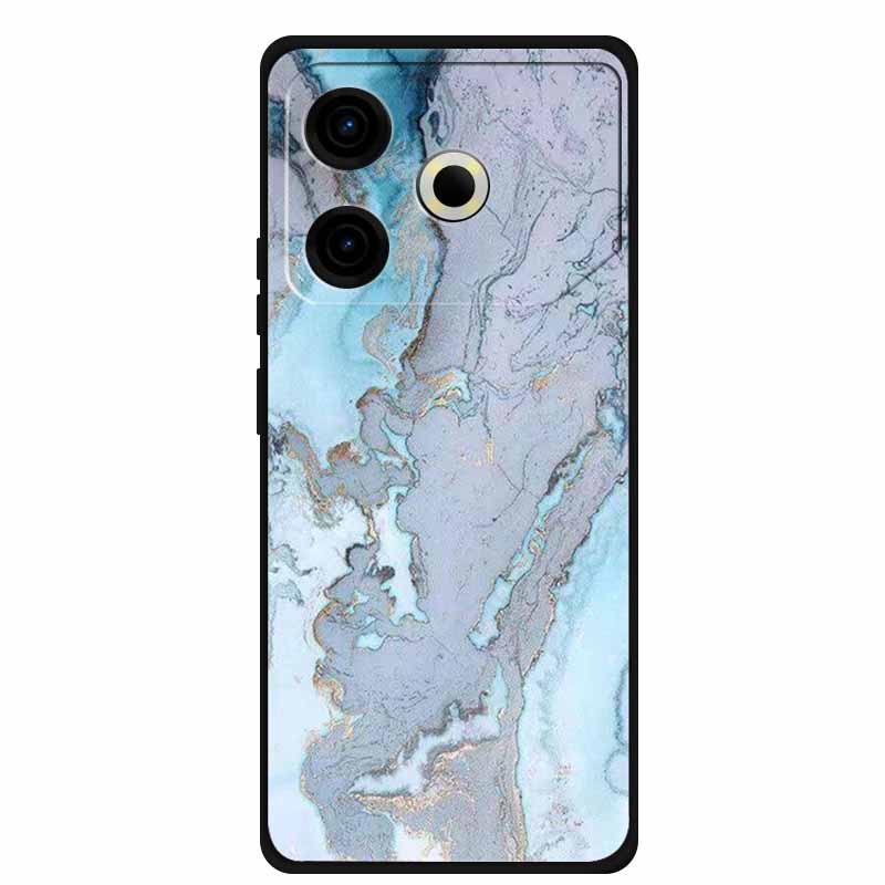 Phone Case For Tecno Pova6 Neo TPU Back Coque for Pova 6 Neo Marble Colour Soft Cover Protective Funda Luxury Silicone Shell