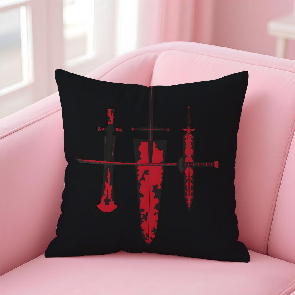 

bBlack Clover Pillow Anime Manga Cushion Cover Pillow Case Soft Friendly Fabric Concealed Zipper 30X30cm