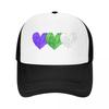 Colori Suffragette Cuori Cappellino da Baseball Borsa da Spiaggia Cappello da Escursionismo Cappello Wild Ball Donna Uomo