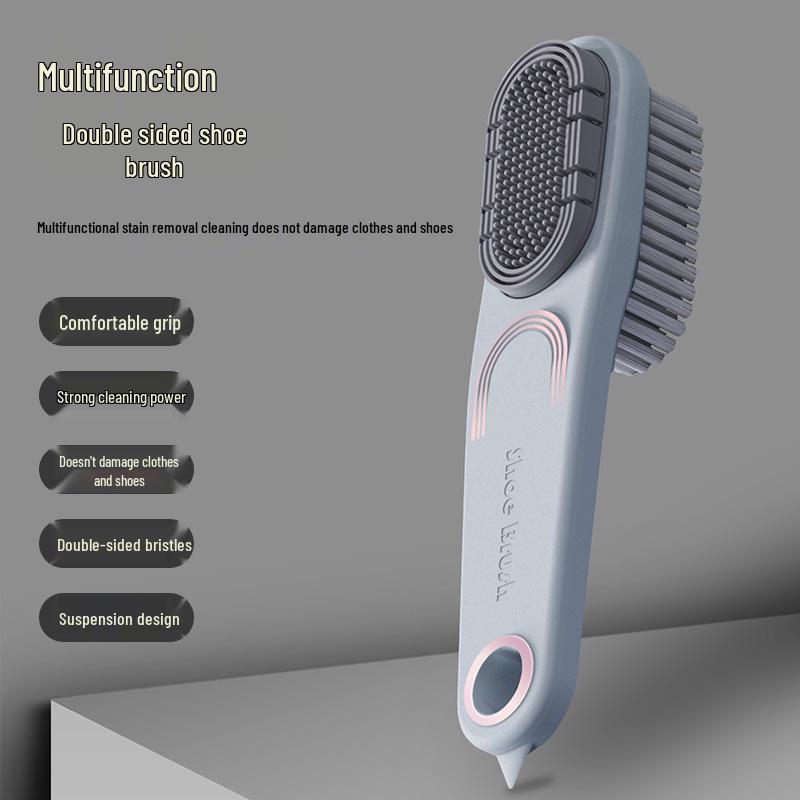 Multifunctional Double-Sided Non-Slip Bristle Brush for Suede Shoes, Snow Boots, Clothing, and Leather Care