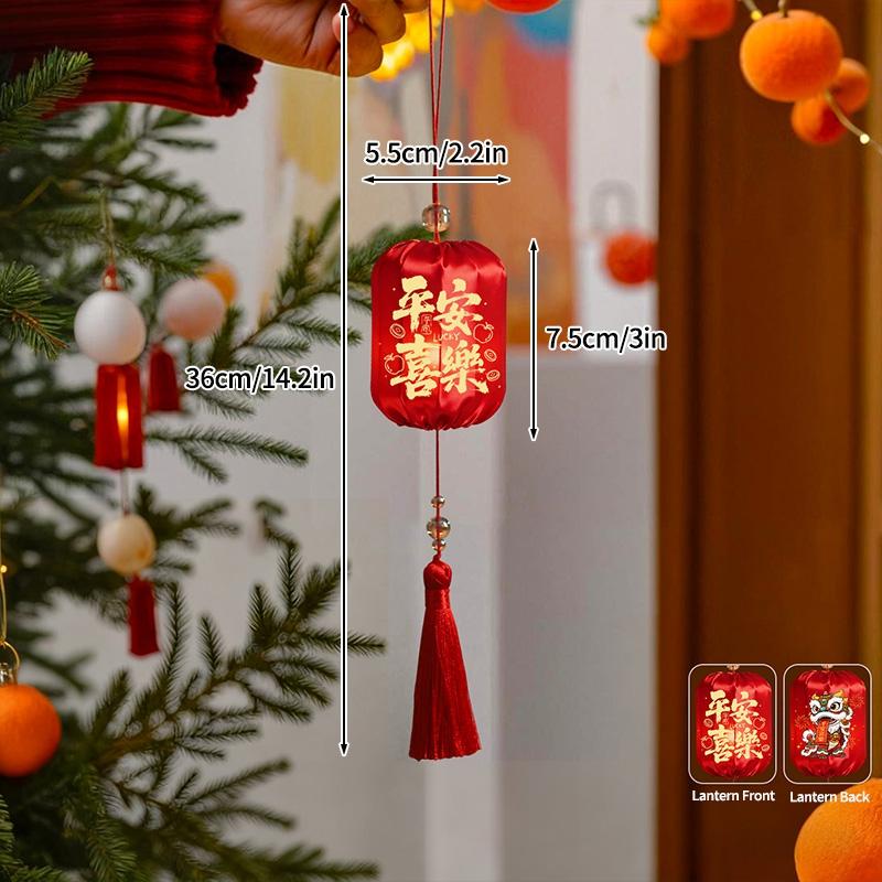 Chinese New Year Decorations  Horse Year Wall Hanging Ornament Chinese Lantern Accessories Spring Festival Lantern
