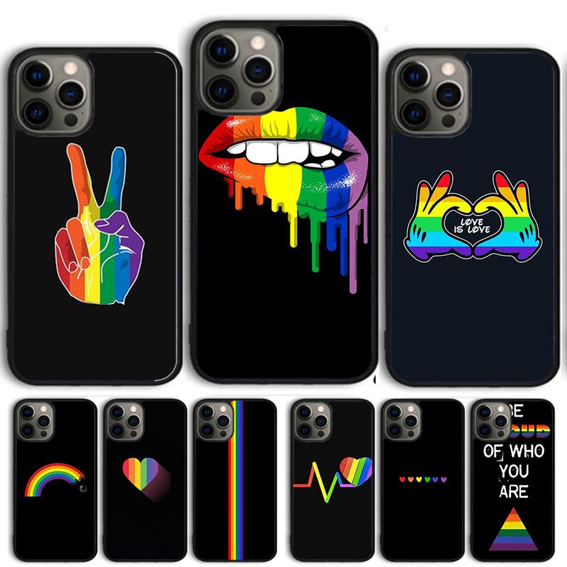 RAINBOW FLAG GAY LESBIAN PRIDE LGBT Phone Case Cover For iPhone 17 Air 15 16 14 13 12 Pro Max 11 Pro Max Plus