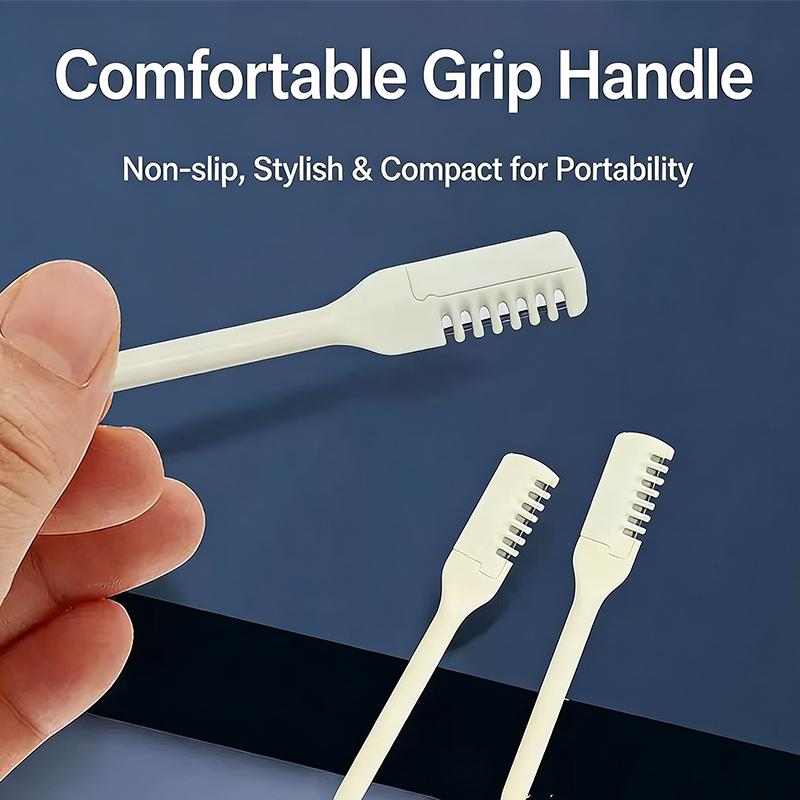 Nose Hair Trimmer dual Head Detachable Washable Portable 360 Degree Rotation Ear Pick Eyebrow Shaver Nose Hair Blade