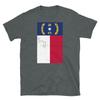 North Carolina Statsflagga USA Kortärmad Unisex T-shirt