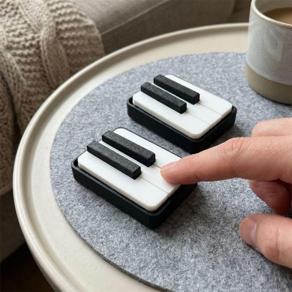 5-key Press Piano Keyboard Clicker Novelty Piano Key Fidget Figurine  Car Key