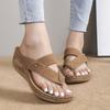 New Style V-shaped Flip-flops with Toe Guards, Women's Shoes, Thick-soled Beach Sandals