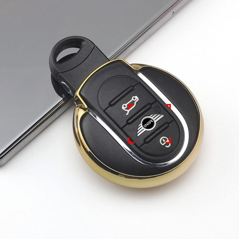 14/18/22mm Car Key Badge Emblem Replacement Car Key Sticker For MINI Cooper Fridge One S F56 R57 R58 R60 JCW Countryman Clubman
