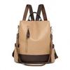 Multifunctional Shoulder Bag for Women Fashion Designer PU School Bags Large Capacity Travel Backpack New