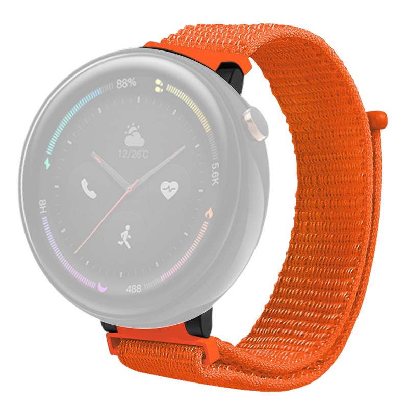 For Huami Amazfit Verge 2 (A1807) Nylon Sport Loop Watch Bands Adjustable Strap with Spring Bar