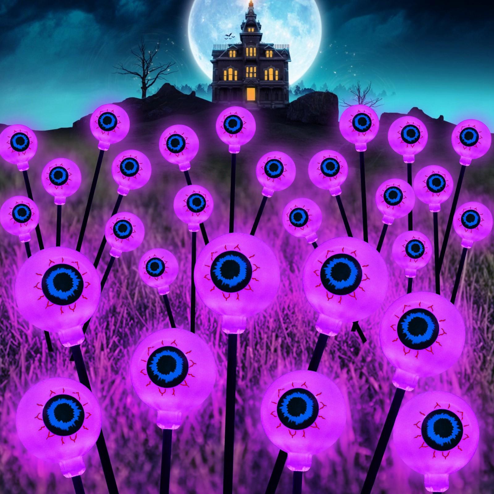 

Хэллоуин Украшение Уличное Солнечное Хоррор Глаз Свет Сад Двор Терраса Вечеринка Украшение Водонепроницаемый Хэллоуин Подсветка для Дорожки One Size фиолетовый