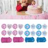 10Pcs 1st Birthday Balloons Bright Vivid Colors 1st Birthday Theme Happy Birthday Balloon for First 