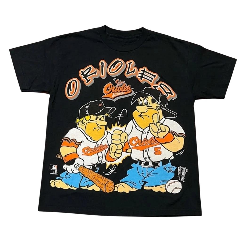Flintstones Baltimore Baseball MLB Classic Style Unisex T shirt S-3XL 4XL