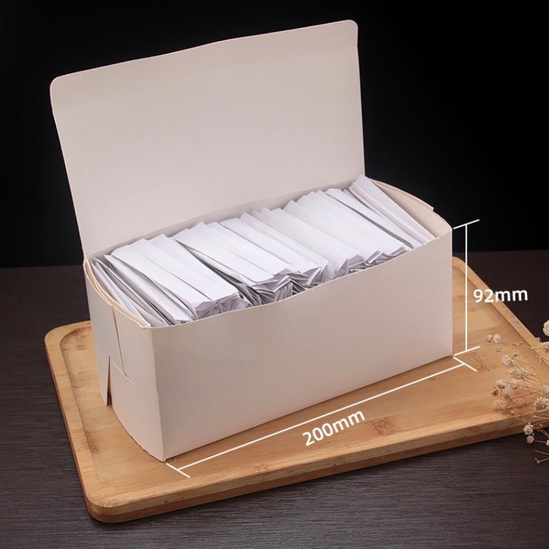 1000Pcs Bamboo Toothpicks Fruit Tooth Picks Restaurant Hotel Tooth Sticks Kraft Paper Toothpicks Individual Packing