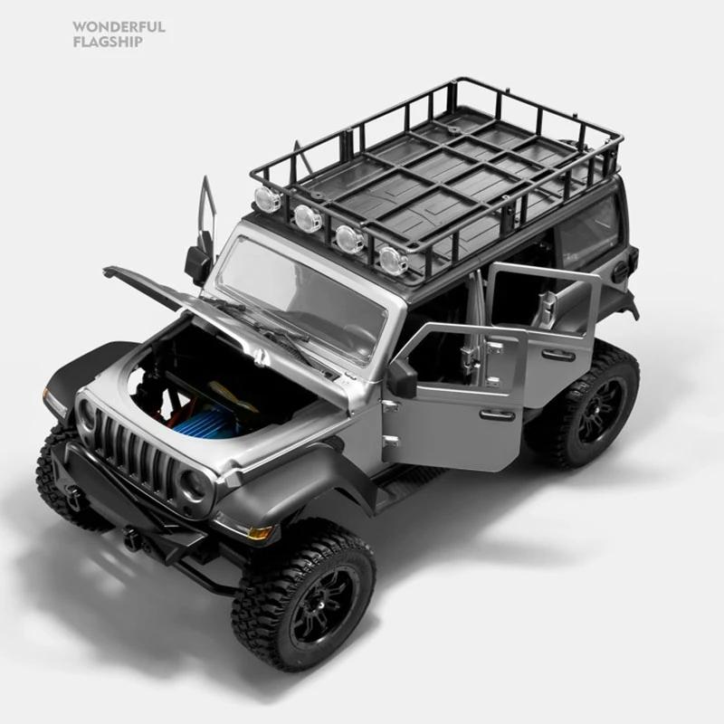 MN128 Full Scale RC CAR Model Remote Control Car Wrangler Jeep 4WD Climbing Car Simulation Off Road Vehicle Toy VS MN168 ALS1