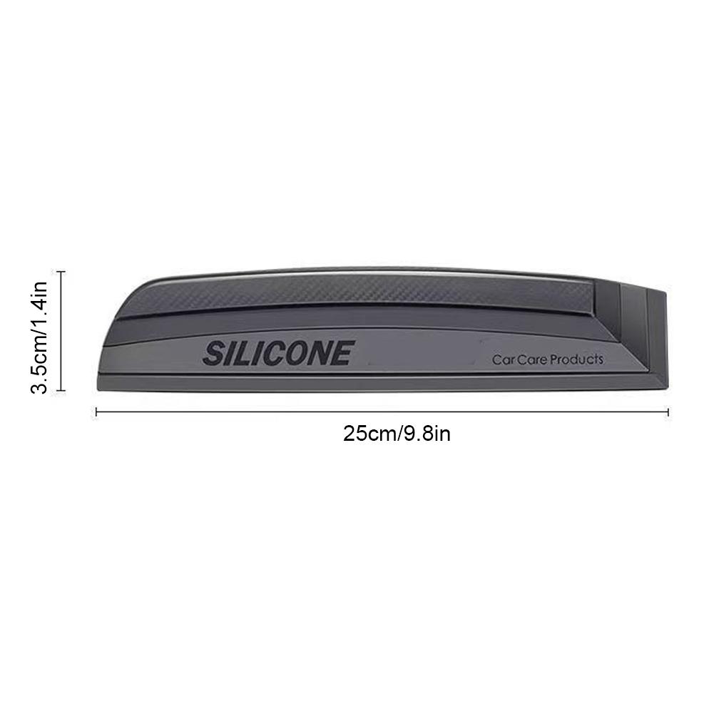 Silicone Car Water Blade For Windshield Wiper Squeegee Tool, Scratch Proof Window Cleaner For Auto Detailing, Glass Cleaning
