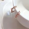 Women's Tapuho Twisted Hoop Earrings (One-Touch Style)