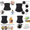 Damen Taillentrainer Neopren Gürtel Sauna Schweiß Body Shaper Bauchkontrolle Schlanker Mit Wissenschaftlichem Design Und Rückenstütze