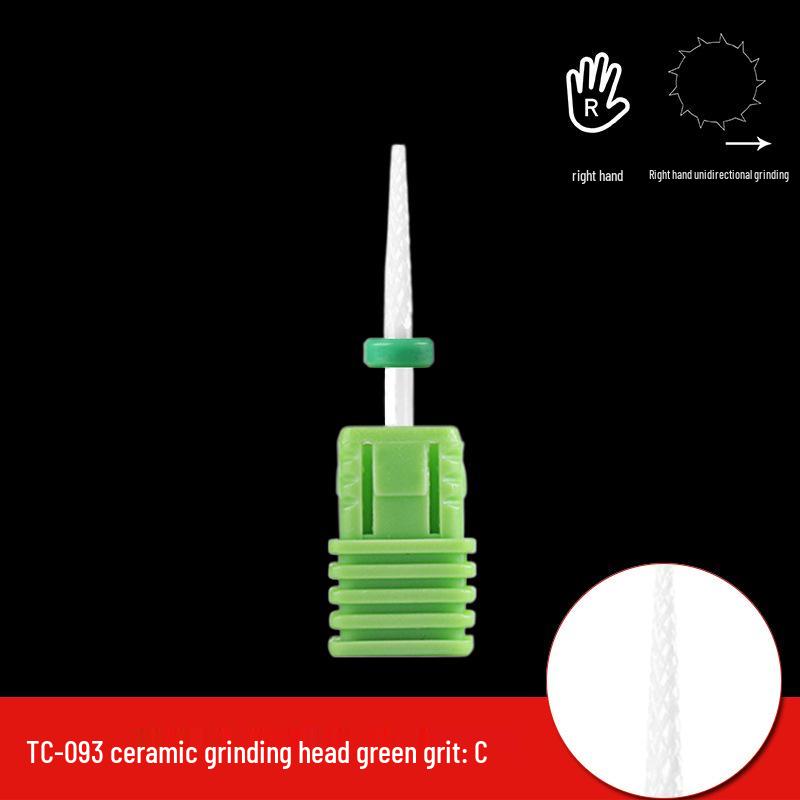 Single Bullet-Shaped Ceramic Nail Grinding Head 2.35