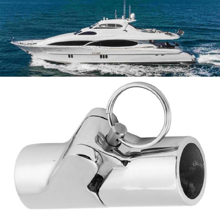 Stainless Steel Rotating Joint Coupling Connector Fitting Adapter for Boat Marine Tubing Canopies Yacht Tubing Fittings