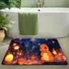 Psyduck Cartoon Print Non-slip Doormat, Soft Absorbent Floor Rug for Home Decor