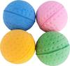 Pet Toy Ball Latex Balls Colorful Chew for Dogs Cats Puppy Kitten Soft Elastic Foam Funny Training Pet Ball