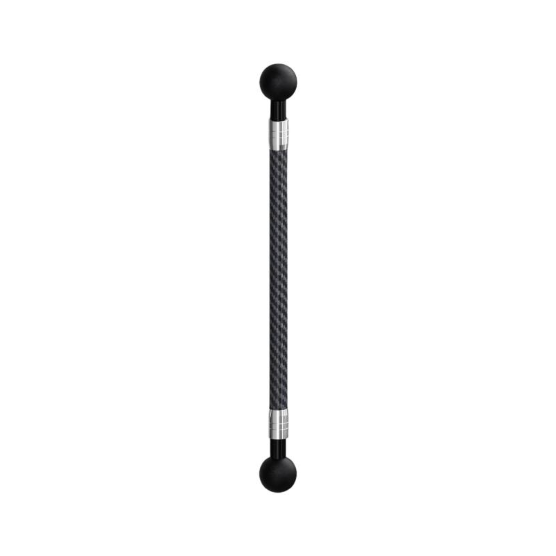 Double 17mm 25mm Ball Head Carbon Fiber Extension Rod Stainless Steel Connectors For Action Camera GPSs Phone Mount