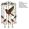 Outdoor Wind Chime Decor Graceful Bird Chimes, Chimes for Outside, Metal Sun Catcher Decoration Hanging Suncatchers with Crystal Pendants Garden Yard