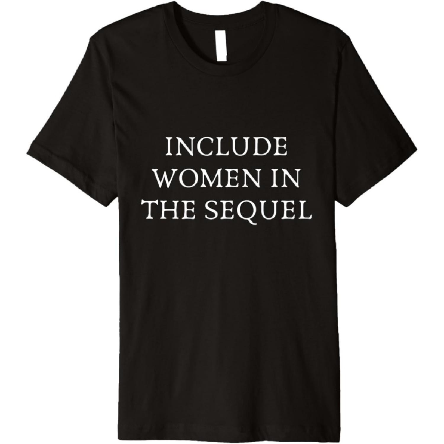 

Include Women In Sequel Hamilton Musical Feminist Angelica Premium T-Shirt(1) XXXXXL чорний