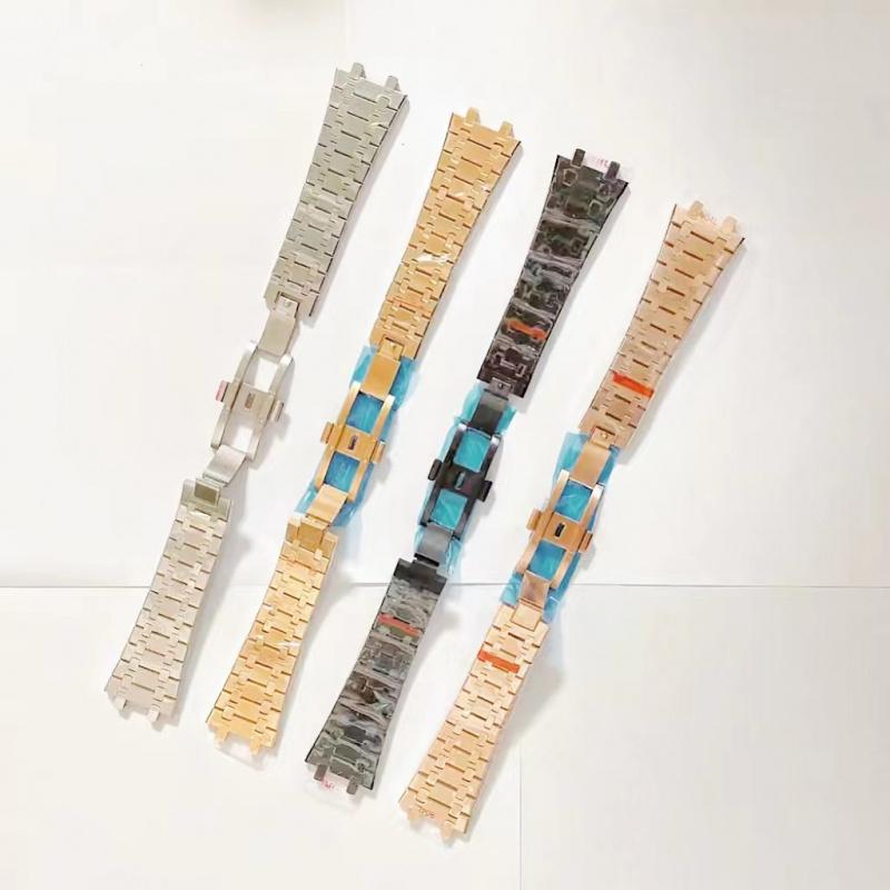 Pentru AP 15400 Audemars Piguet Royal Oak GA2100 2110 Curea Bărbați Argintiu Brățară impermeabilă 26mm 316 Oțel inoxidabil bandă ceas