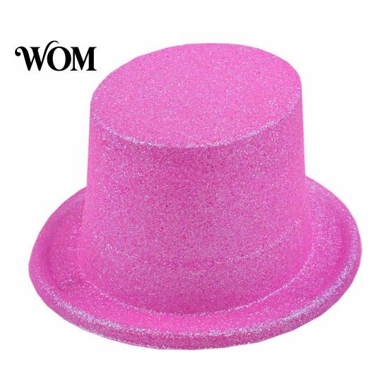 Versatile Top Hat for Birthday Celebrations Shiny Hats, Glitter Adult Kids, Colorful Magician Hat, Victorian Dress Up Christmas Sparkly Hats