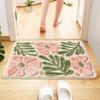 Imitation cashmere bathroom floor mat toilet toilet toilet door absorbent foot mat household quick-drying carpet