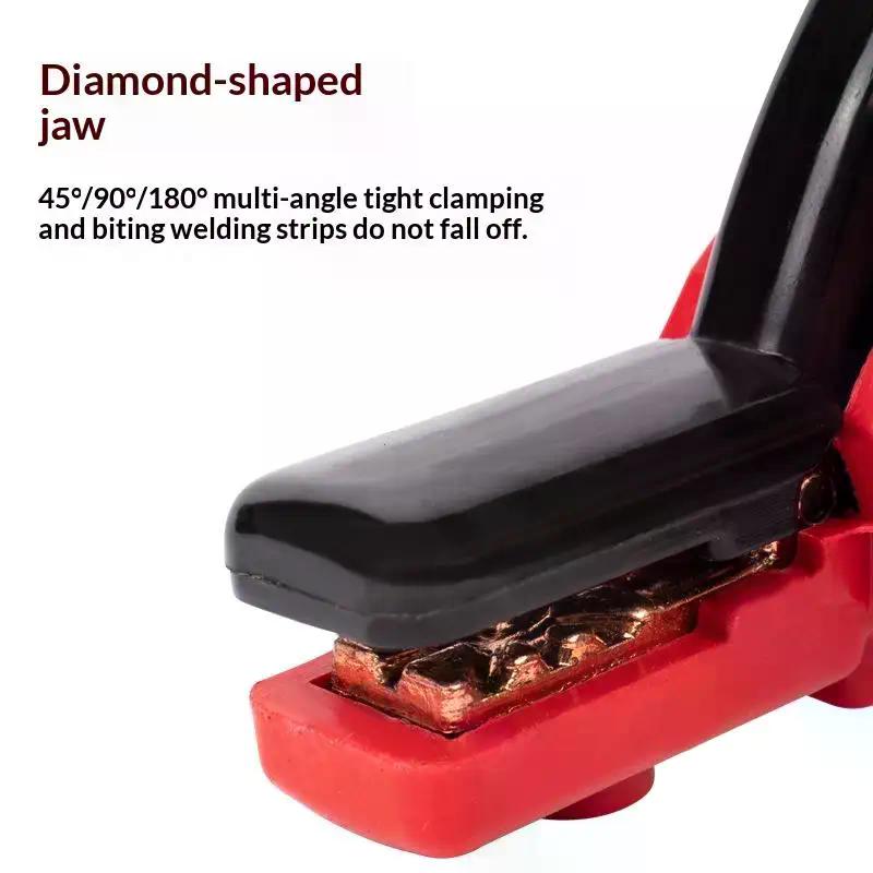 1Pcs Copper Heavy Jaw Holding Plier With Soft Handle 300 AMP Welding Electrode Holder For Arc MMA Welder