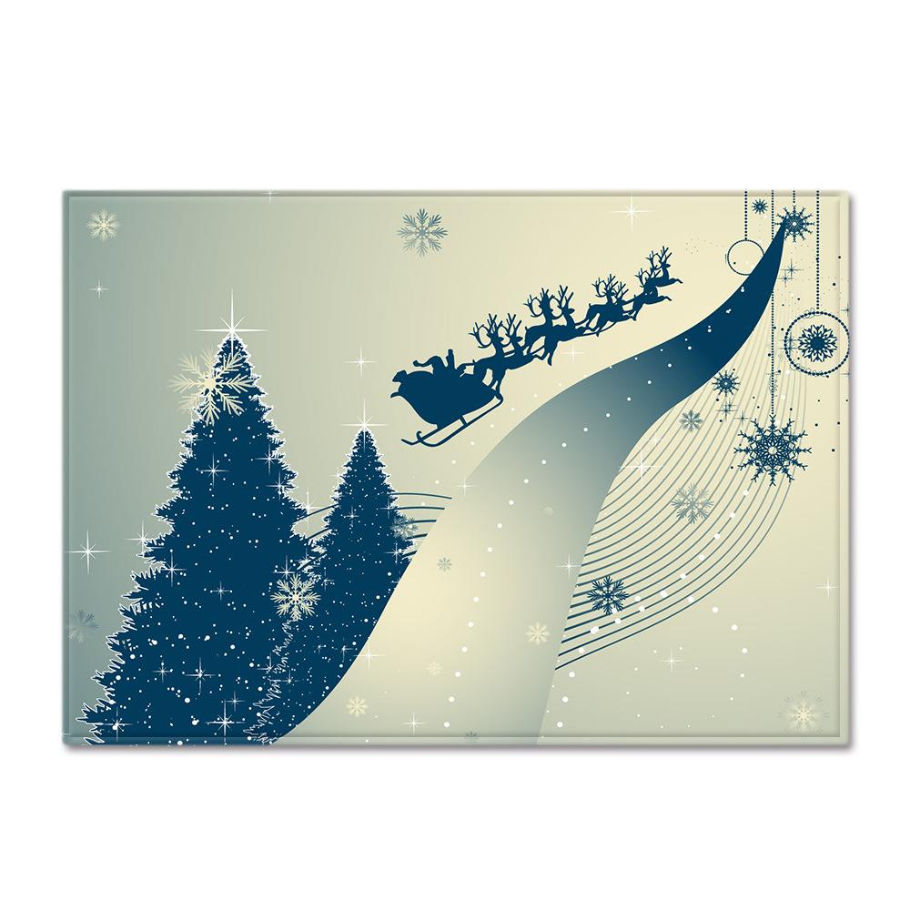 Christmas Living Room Floor Mat Bedroom Dining Room Carpet Carpet Doormat