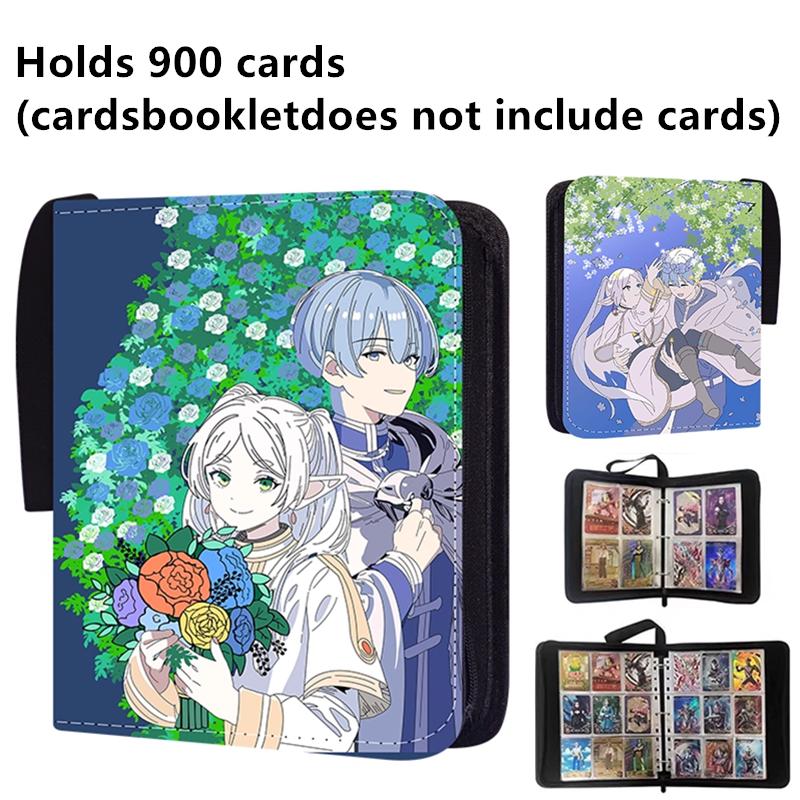 Anime Frieren: Beyond Journey's End 400pcs/900pcs Card Album Book Collection Card Zipper Game Cards Binder Holder Kids Gifts