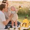 Babyspielzeug 6-12 Monate, 6-in-1 Baby-Bienenstock mit 5 Bienen Montessori Sensorisches Spielzeug mit Scheune, Rassel, Spiegel, Pädagogische Spiele für Kinder und Motorik