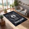 Kenworth Crystal Velvet Rug, Custom Name Text Personalized Non‑Slip Floor Mat for Home Decor Gift