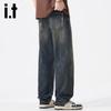 Izzue IT Men's Loose Straight Leg Jeans