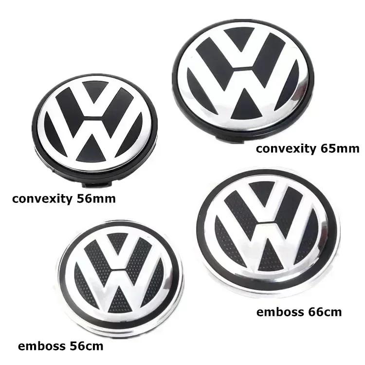 4PCS 56mm 65mm Car Wheel Center Hub Caps Cover for VW Volkswagen Golf Polo Passat Touran Jetta Accessories