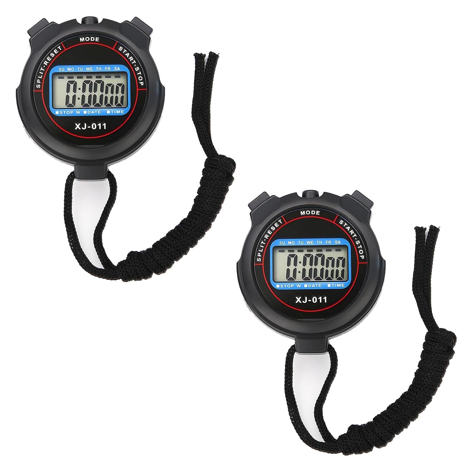 aninako Stopwatch Sports Intermittent Training Timer Outdoor Segmentation Stopwatch Countdown Large