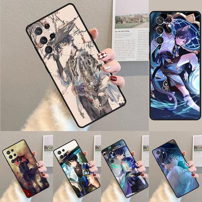 Genshin Impact Scaramouche Soft Silicone Phone Case For Samsung Galaxy Note 10 Pro S26 S24 S23 S22 S21 Plus S25Ultra Capa Cover