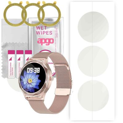 3x Apgo Hydrogel Matte Screen Protector for Pacific Rose Gold PC00153, Hydrogel Film, Flexible, Soft TPU with Positioning Layer Easy Installation