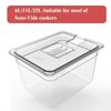 Sous Vide Cooker Container 6L 11L Two Sizes Food Grade PC Material For Immersion Circulators Durable Kitchen Tool