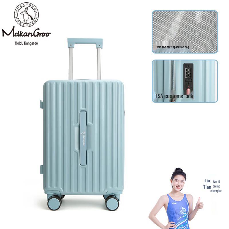 MDKANGROO Multi-function Travel Suitcase