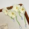 Minority Design Resin Flower Necklace Korean Style Tassel Earrings  Birthday Gift
