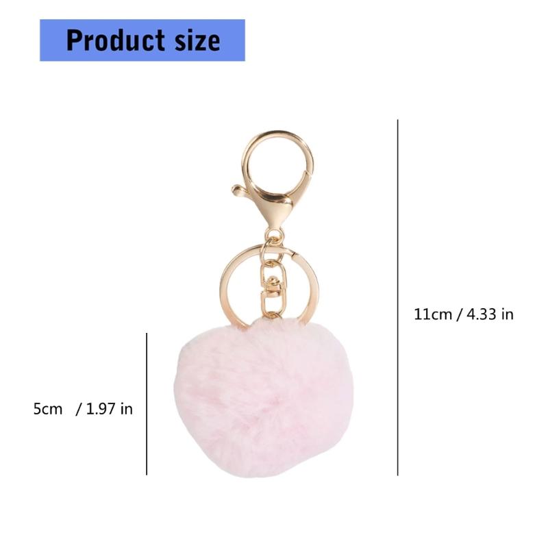 Reusable Ball Keyring Accessory In Assorted Colors Keychain Decorations For Personalized Bag Charm And Gifts