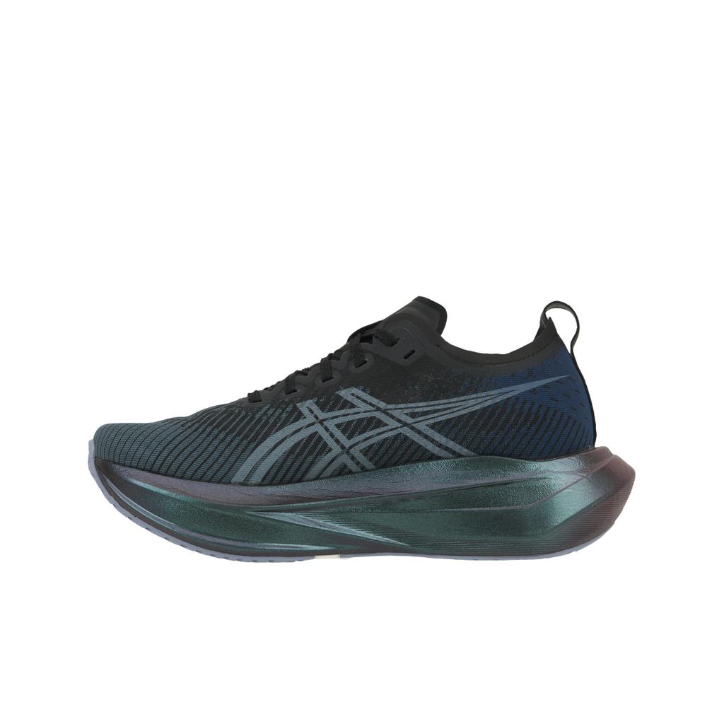 Asics Megablast נוחות שרוכים אלסטיים סופג זעזועים נושמות ריבאונד נעלי ריצה סניקרס יוניסקס 1013A170-001