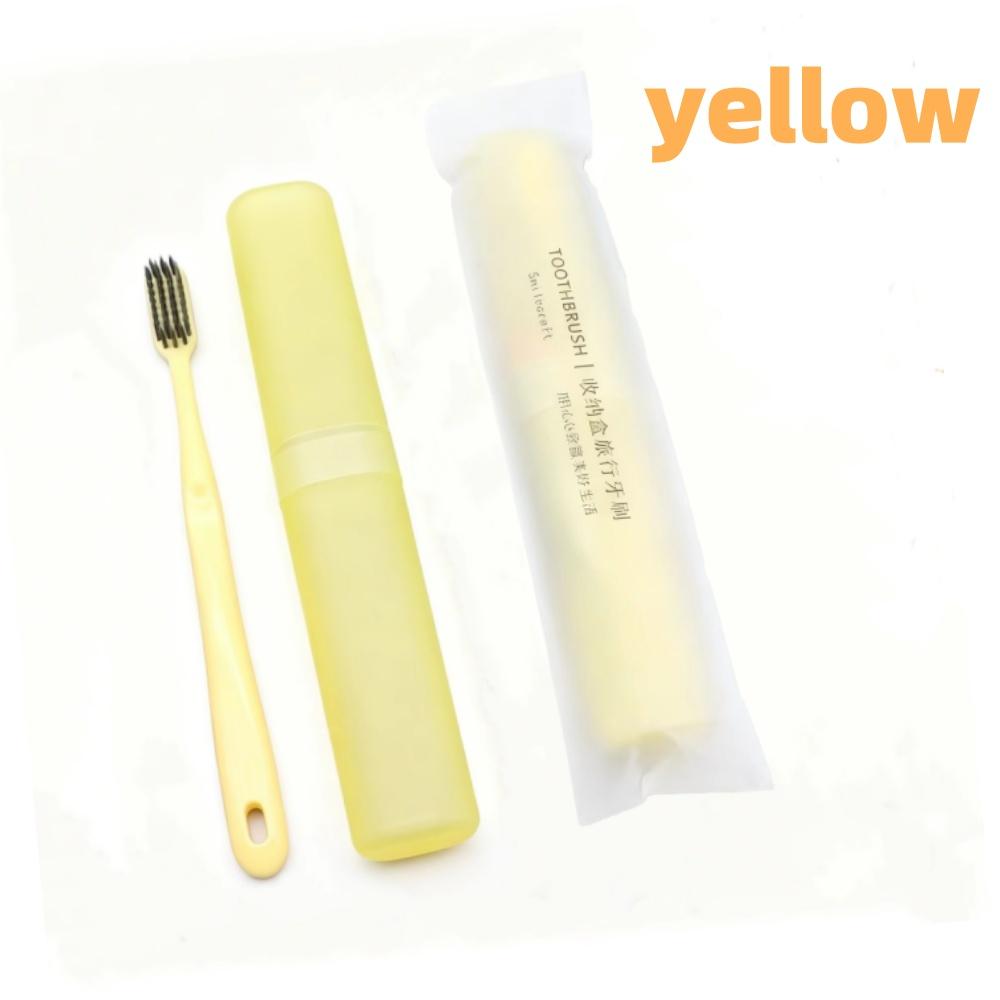 Travel Portable Toothbrush Case - Reusable Toothbrush for Travel, No Toothpaste Included