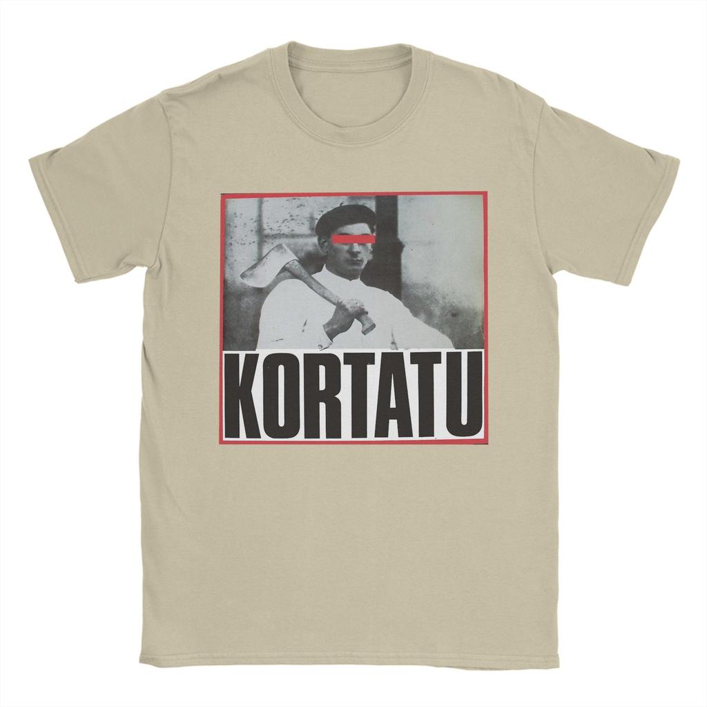 Unisexs Band Kortatu Event T Shirts Pure Cotton Clothes Vintage Short Sleeve O Neck Tees Plus Size TShirt